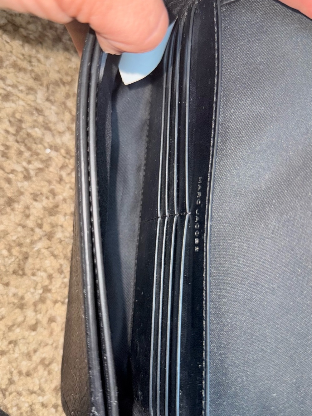 Marc Jacobs Black The Mini Bag Crossbody Wallet - Picture 6 of 14